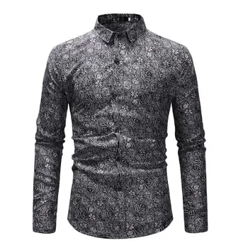 Men Shirt Long Sleeve Fashion Mens Casual Shirts Cotton printed Business Slim Fit Social Camisas Masculina
Men Shirt Long Sleeve Fashion Mens Casual Shirts Cotton printed Business Slim Fit Social Camisas Masculina