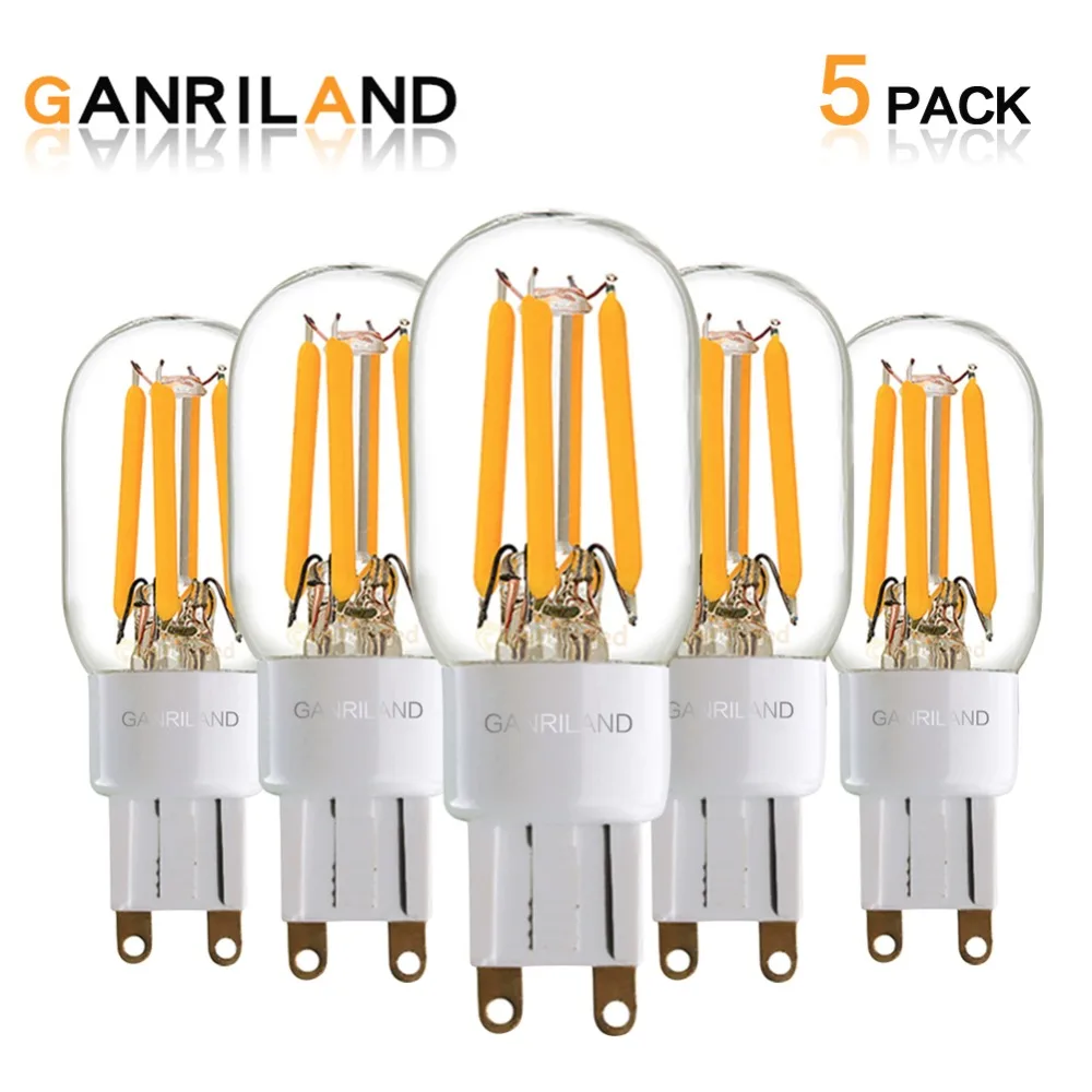 GANRILAND T20 Tubular LED Lamp,Edison LED Filament Night Bulb,2W 2700K,G9 Base,110V 220VAC,Chandelier Pendant Lighting,Dimmable
GANRILAND T20 Tubular LED Lamp,Edison LED Filament Night Bulb,2W 2700K,G9 Base,110V 220VAC,Chandelier Pendant Lighting,Dimmable