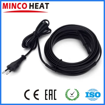 Automatically Power Output Self Regulating Heating Pipe Freeze Protection EU Plug Attached Pre-assembled Heating Cable
Automatically Power Output Self Regulating Heating Pipe Freeze Protection EU Plug Attached Pre-assembled Heating Cable