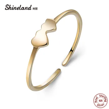 Shineland Romantic Ring For Women Authentic 925 100% Solid Sterling Silver Forever Love Heart Finger Ring Open Adjustable
Shineland Romantic Ring For Women Authentic 925 100% Solid Sterling Silver Forever Love Heart Finger Ring Open Adjustable