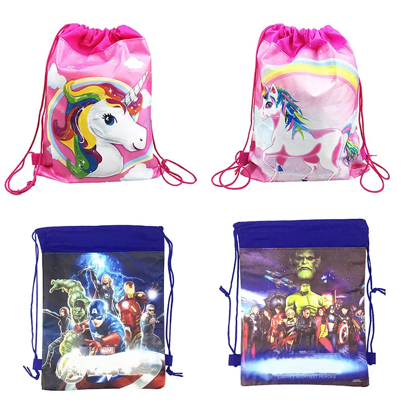 1pcs avengers unicorn Fabric non-woven backpack school travel bag party supplies drawstring bag kids boy mochila gift bags
1pcs avengers unicorn Fabric non-woven backpack school travel bag party supplies drawstring bag kids boy mochila gift bags