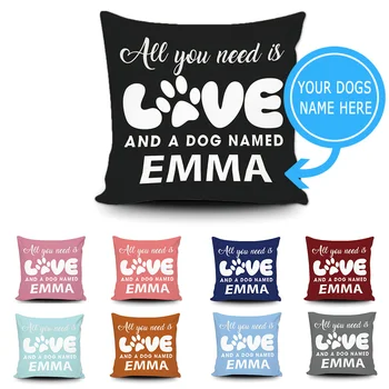 Personalized All You Need is Love and a Dog Name Throw Pillow Decorative Cushion Cover Pet Pillow Case Customize Gift
Personalized All You Need is Love and a Dog Name Throw Pillow Decorative Cushion Cover Pet Pillow Case Customize Gift