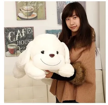 Stuffed animal 50cm white lying smiley dog plush toy doll high quality gift present w1306
Stuffed animal 50cm white lying smiley dog plush toy doll high quality gift present w1306