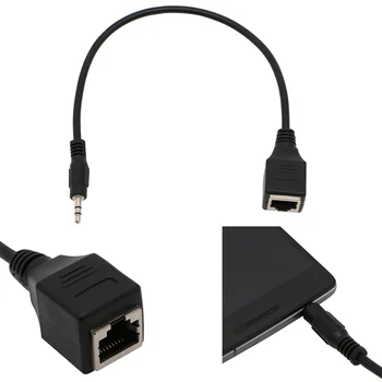 3.5mm Male Jack TRS Audio Cable To RJ45 Socket Ethernet Adapter Wire 1pc WF4458037
3.5mm Male Jack TRS Audio Cable To RJ45 Socket Ethernet Adapter Wire 1pc WF4458037