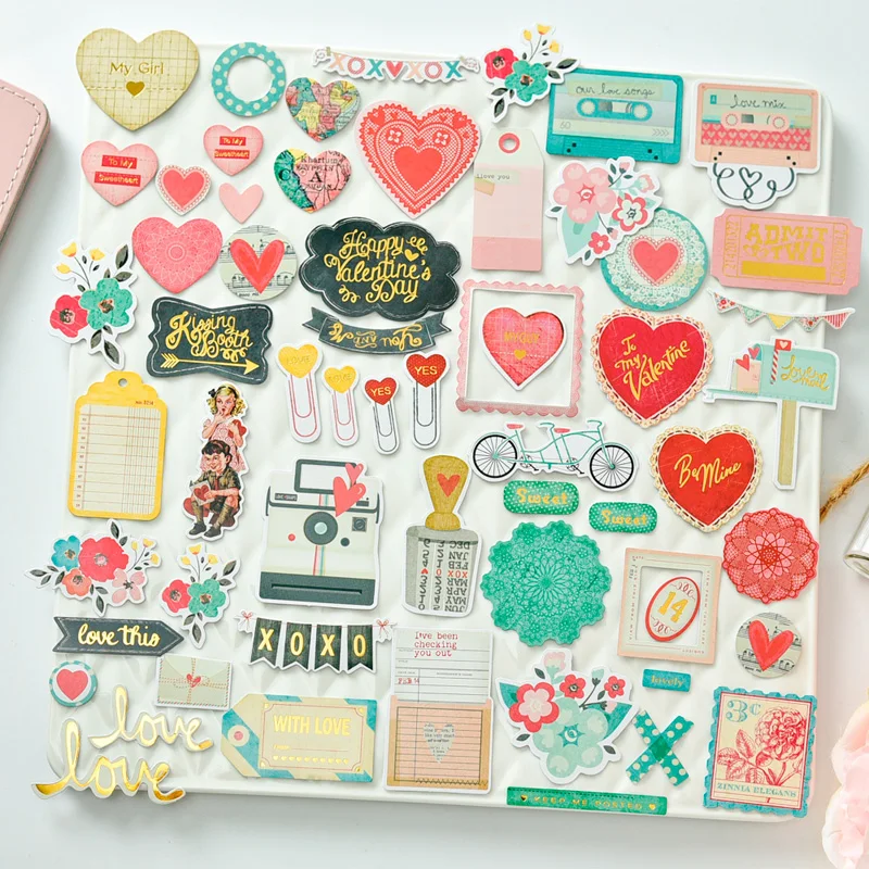 ZFPARTY 50pcs With Love Cardstock Die Cuts for Scrapbooking Happy Planner/Card Making/Journaling Project
ZFPARTY 50pcs With Love Cardstock Die Cuts for Scrapbooking Happy Planner/Card Making/Journaling Project