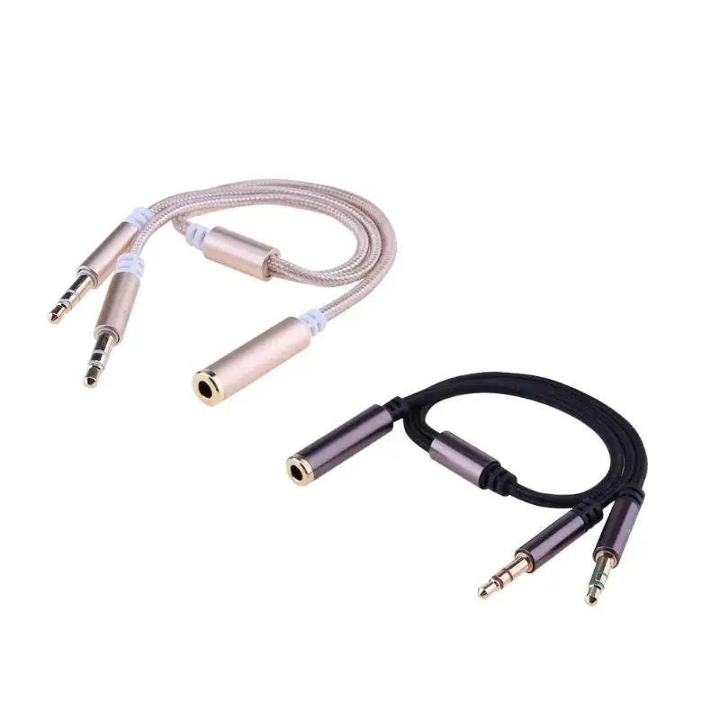 2 in 1 Adapter Line Headphone Splitter Cable 3.5 Aux Extension Cable 1 Female to 2 Male Cable for PC Computer Mobile Phone HO20
2 in 1 Adapter Line Headphone Splitter Cable 3.5 Aux Extension Cable 1 Female to 2 Male Cable for PC Computer Mobile Phone HO20