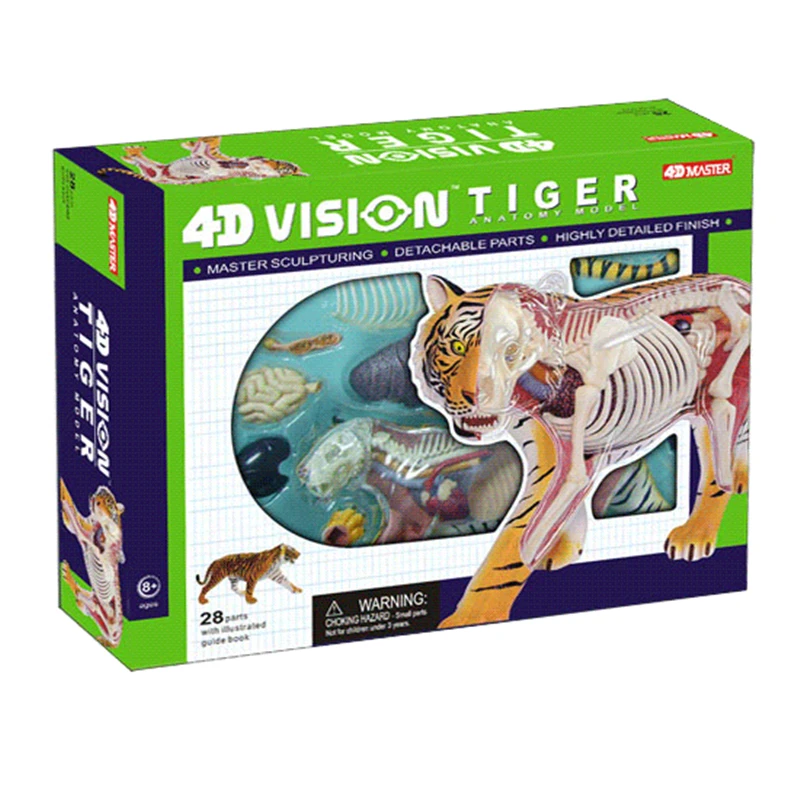 Fashion Educational Designer Toys mkd3 4D Animals Bugs Insects Master Simulation DIY Anatomical model for Children Tiger Puzzle
Fashion Educational Designer Toys mkd3 4D Animals Bugs Insects Master Simulation DIY Anatomical model for Children Tiger Puzzle