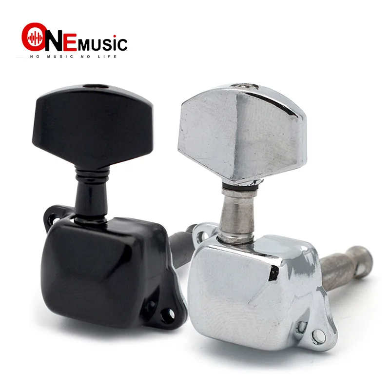 Semiclosed Guitar Tuning Pegs Tuner Machine Heads for Acoustic Guitar Chrome Black
Semiclosed Guitar Tuning Pegs Tuner Machine Heads for Acoustic Guitar Chrome Black