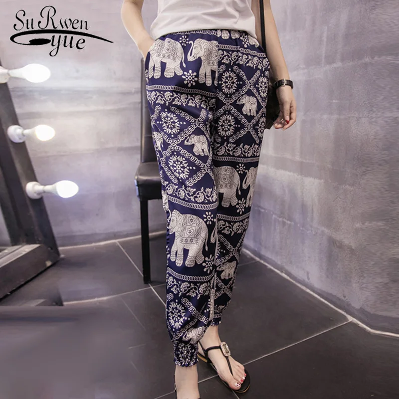 fashion high wasit summer pants pantalones de mujer 2019 Vintage ethnic style printed chiffon pants women trousers women D783 50
fashion high wasit summer pants pantalones de mujer 2019 Vintage ethnic style printed chiffon pants women trousers women D783 50