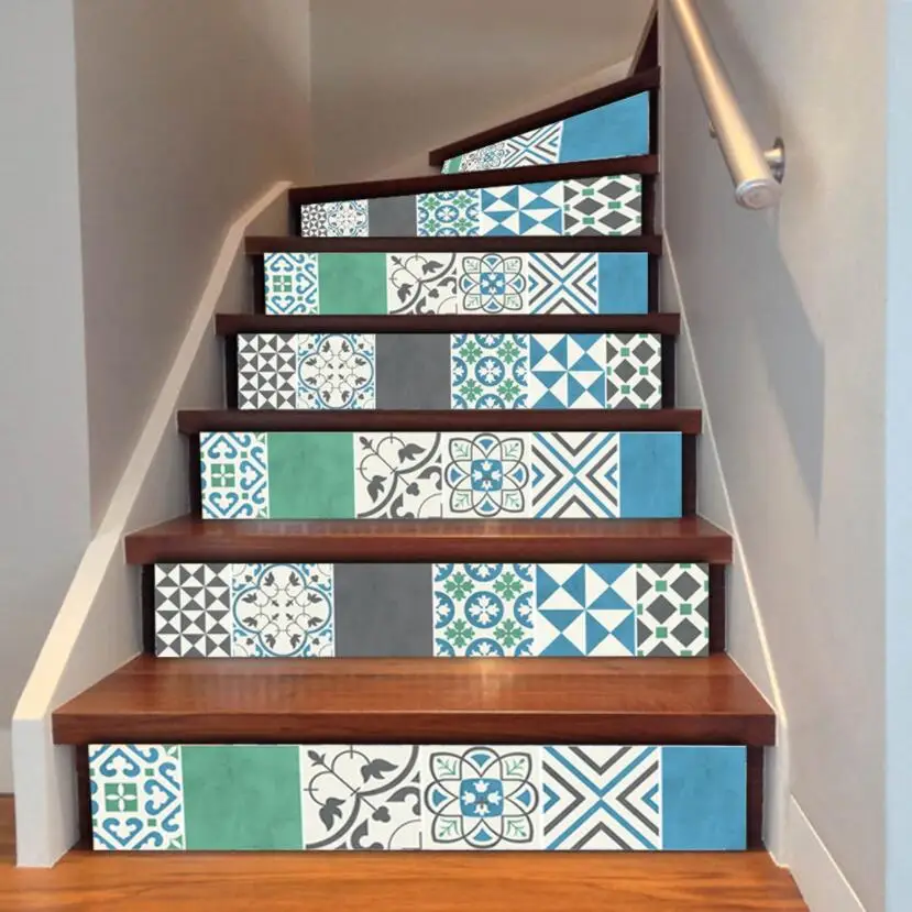 Modern Simple Europe Stair Stickers 6 Piece Stairs Steps Decals Sticker Waterproof Stikers Decoration Maison Muursticker QT096
Modern Simple Europe Stair Stickers 6 Piece Stairs Steps Decals Sticker Waterproof Stikers Decoration Maison Muursticker QT096