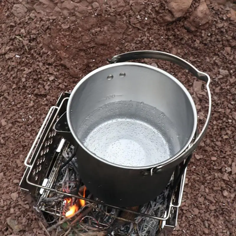 Camping Pot Set Outdoor Picnic Activities Equipment Portable Stainless Steel Water Cup Hanging Pot with Lid Foldable Handle
Camping Pot Set Outdoor Picnic Activities Equipment Portable Stainless Steel Water Cup Hanging Pot with Lid Foldable Handle