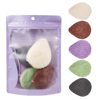 5pcs Mix Color Natural Konjac Sponge Cosmetic Puff Face Wash Flutter Cleaning Sponge Water Drop Shaped Puff Facial Cleanser Tool
5pcs Mix Color Natural Konjac Sponge Cosmetic Puff Face Wash Flutter Cleaning Sponge Water Drop Shaped Puff Facial Cleanser Tool