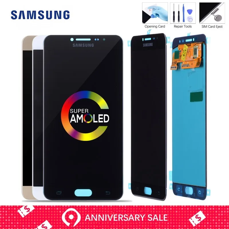 Original 5.7" AMOLED LCD for SAMSUNG Galaxy C7 LCD Display C7000 Touch Screen Digitizer Replacement For Samsung C7 LCD Display
Original 5.7" AMOLED LCD for SAMSUNG Galaxy C7 LCD Display C7000 Touch Screen Digitizer Replacement For Samsung C7 LCD Display