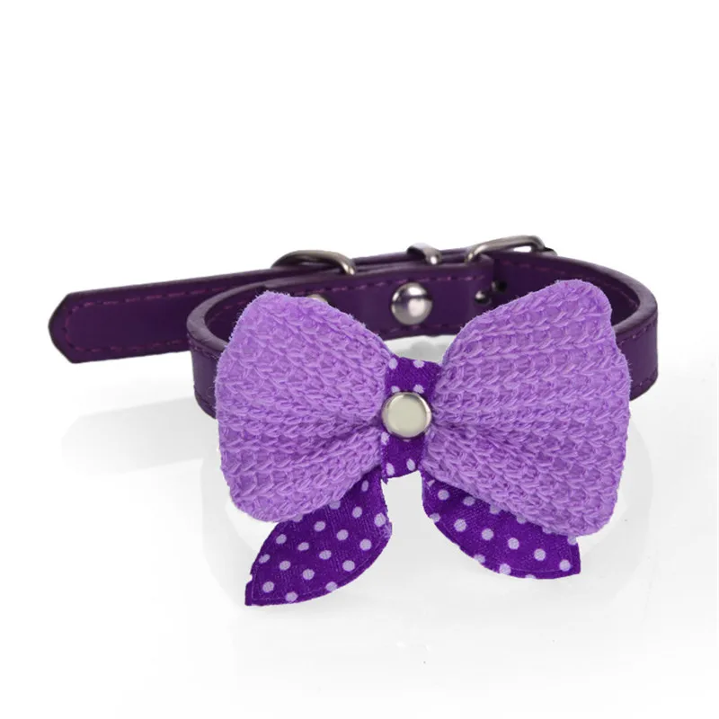 Knit Bowknot Adjustable Dog Puppy Pet Collars Leash Necklace Cool Small Dogs Collars
Knit Bowknot Adjustable Dog Puppy Pet Collars Leash Necklace Cool Small Dogs Collars