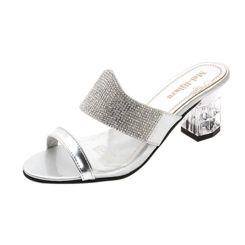 Sandals Women 2018 Luxury Silver Gold Rhinestone Open Toe Sandals Crystal Square High-Heeled Rough Female Shoes zapatos mujer A5
Sandals Women 2018 Luxury Silver Gold Rhinestone Open Toe Sandals Crystal Square High-Heeled Rough Female Shoes zapatos mujer A5