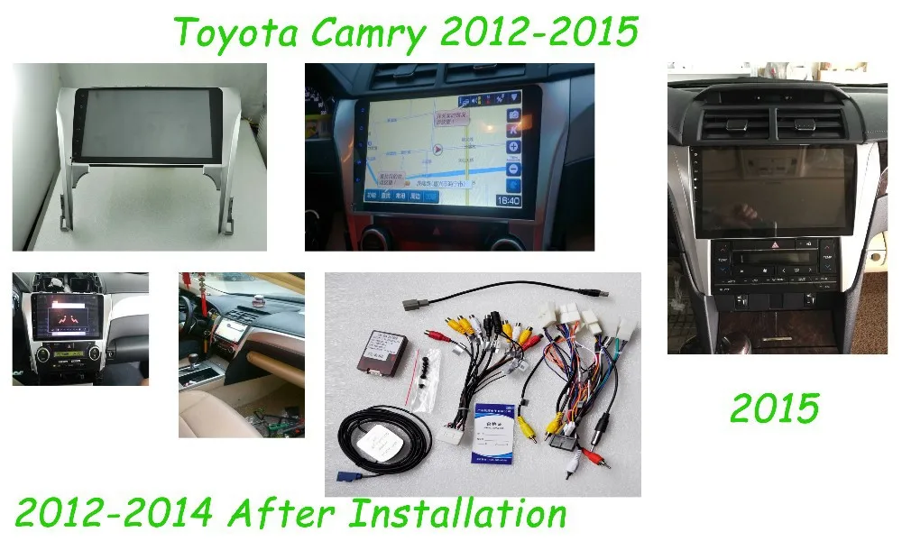 Toyota New Camry 2012-2015 After Installation