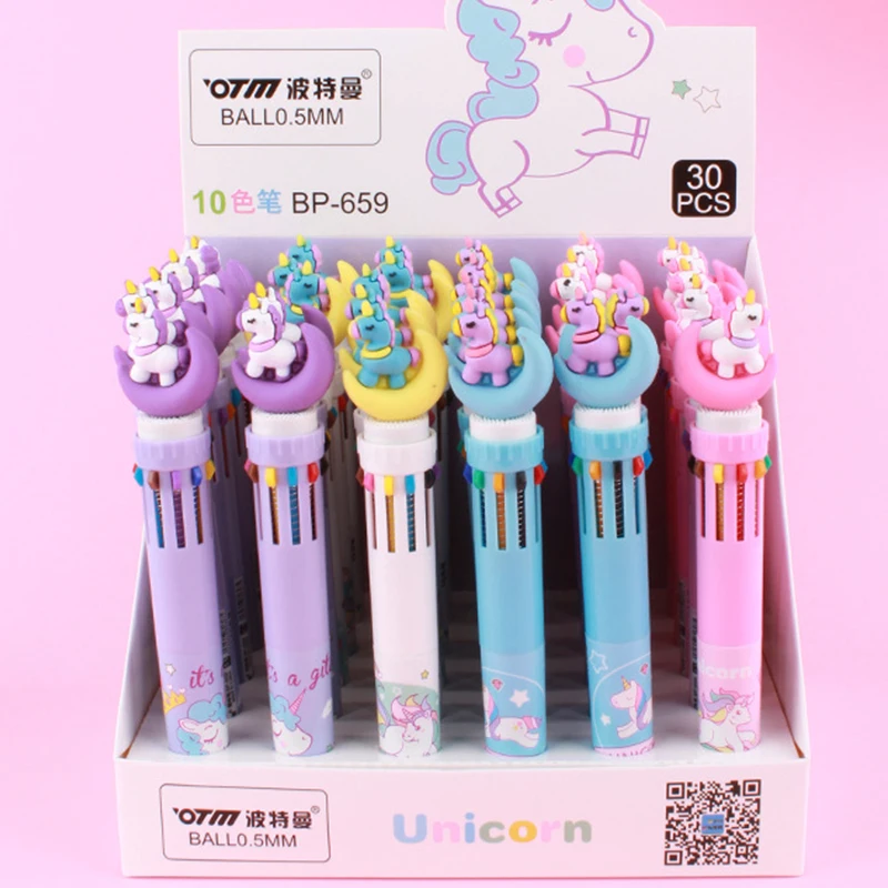 10 Colors Moon Unicorn Ballpoint Pen Lovely cat paw Flamingo Ball Pens office school supplies kids gift Papelaria Escolar
10 Colors Moon Unicorn Ballpoint Pen Lovely cat paw Flamingo Ball Pens office school supplies kids gift Papelaria Escolar