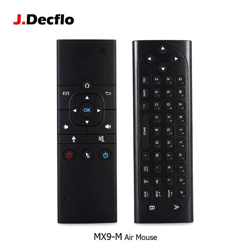 MX9-M 2.4Ghz Wireless Mini Keyboard Air Mouse Remote Control with IR Learning Mode Microphone Voice Entering For PC TV Box
MX9-M 2.4Ghz Wireless Mini Keyboard Air Mouse Remote Control with IR Learning Mode Microphone Voice Entering For PC TV Box