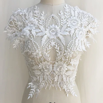 New Fashion Beading Embroidery Lace Patch Can Be Used for Wedding Dress Decoration DIY Clothing Accessories 48*53CM RS1759
New Fashion Beading Embroidery Lace Patch Can Be Used for Wedding Dress Decoration DIY Clothing Accessories 48*53CM RS1759