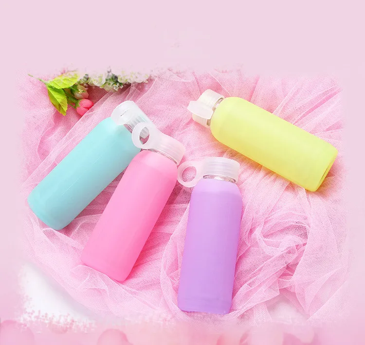 1PC 300ML Candy Glass Bottle Colored Jelly Kettle With Silicone Cover High Borosilicate Water Bottle Fashion Kettle KD 1468
1PC 300ML Candy Glass Bottle Colored Jelly Kettle With Silicone Cover High Borosilicate Water Bottle Fashion Kettle KD 1468