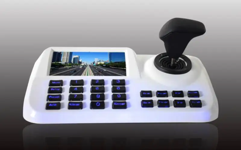 LCD ONVIF IP PTZ Keyboard control IP PTZ Camera 3D Joystick HD Network PTZ Keyboard Controller for CCTV Speed Dome PTZ Camera
LCD ONVIF IP PTZ Keyboard control IP PTZ Camera 3D Joystick HD Network PTZ Keyboard Controller for CCTV Speed Dome PTZ Camera