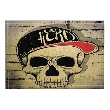 Halloween Decor Skull with Hat in Vintage Bath Rugs Non-Slip Doormat Floor Entryways Fashion Style Ins Mat Kids Bath Mat
Halloween Decor Skull with Hat in Vintage Bath Rugs Non-Slip Doormat Floor Entryways Fashion Style Ins Mat Kids Bath Mat