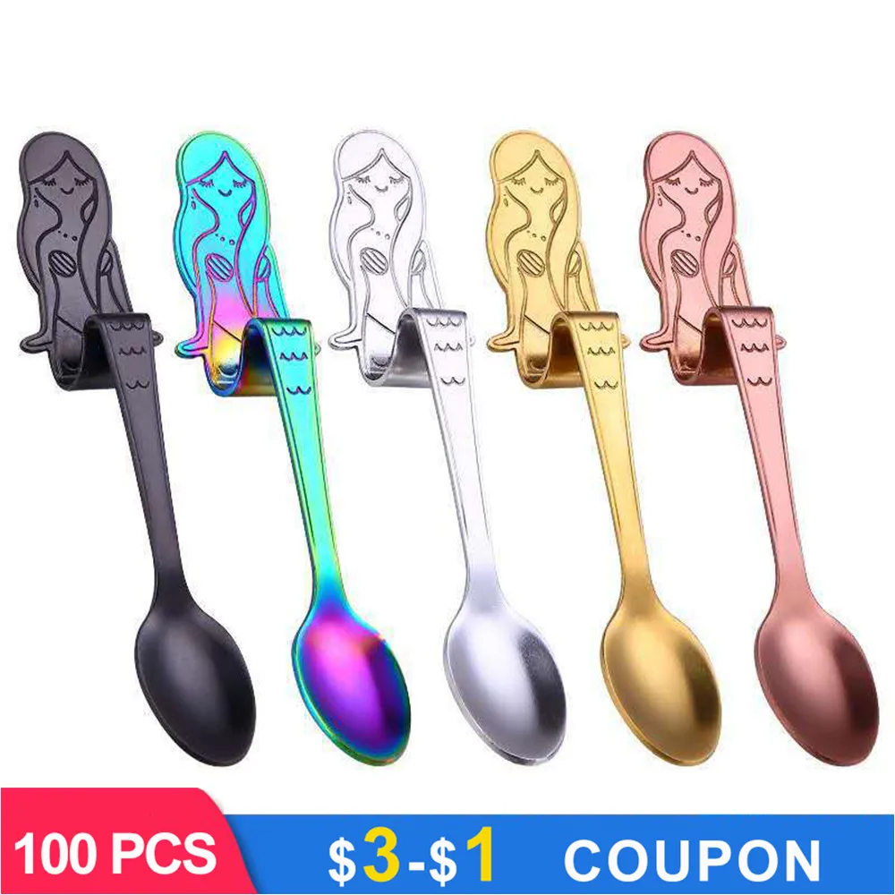 Five Colors Stainless Steel Creative Tea Coffee Spoon Rose Gold Cute Jam Cake Dessert Long Handle Spoon Hanging Cup Tableware
Five Colors Stainless Steel Creative Tea Coffee Spoon Rose Gold Cute Jam Cake Dessert Long Handle Spoon Hanging Cup Tableware