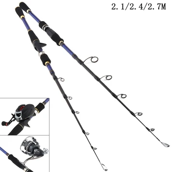 2.1m 2.4m 2.7m Carbon Fiber Lure Fishing Rod MH Power Spinning Casting Rod 6 Section Telescopic Ultra Light Travel Fishing Pole
2.1m 2.4m 2.7m Carbon Fiber Lure Fishing Rod MH Power Spinning Casting Rod 6 Section Telescopic Ultra Light Travel Fishing Pole