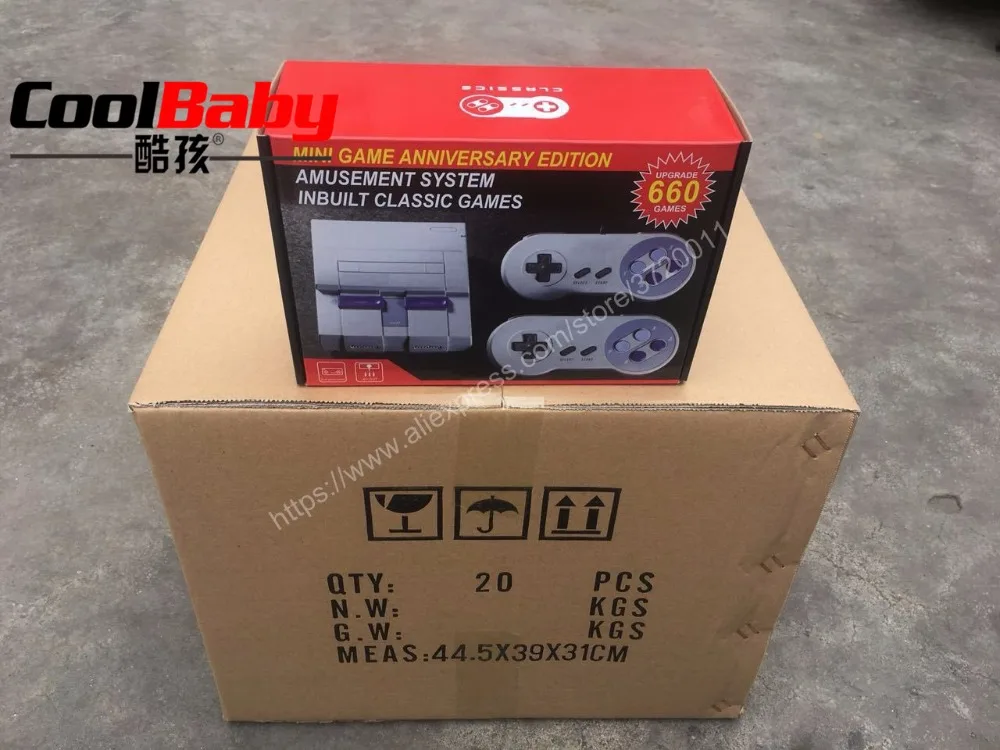 Mini TV Video Game Console Handheld Retro Family Game Console Built-In 660 Classic for SNES games Dual gamepad PAL
Mini TV Video Game Console Handheld Retro Family Game Console Built-In 660 Classic for SNES games Dual gamepad PAL