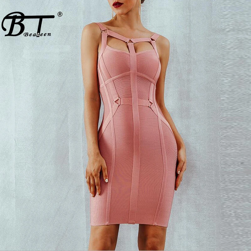 Beateen Women Bandage Dress Strapless Spaghetti Strap Neck Sexy Bodycon Club Party Dresses 2018 New
Beateen Women Bandage Dress Strapless Spaghetti Strap Neck Sexy Bodycon Club Party Dresses 2018 New