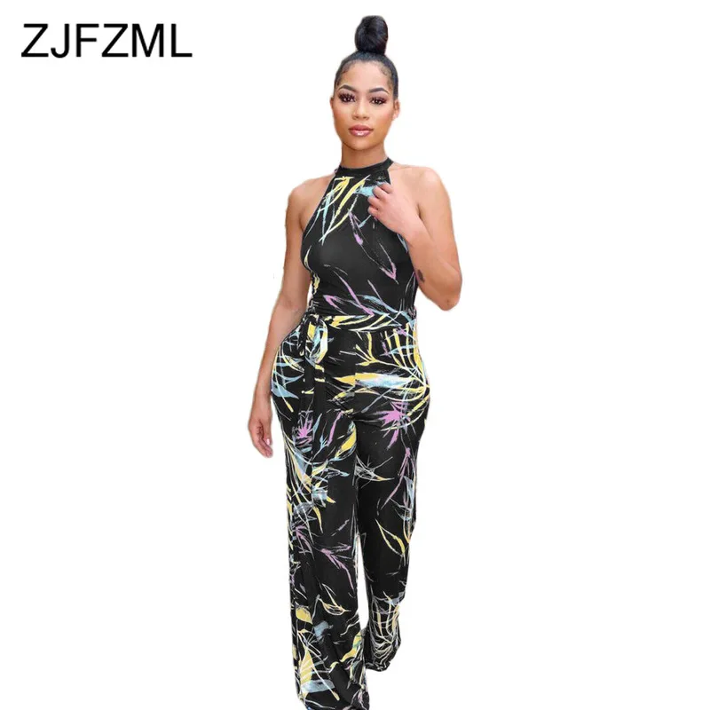 Colorful Print Sexy Rompers Womens Jumpsuit Off Shoulder Backless Wide Leg Overall Summer Round Neck Sleeveless Party Bodysuit
Colorful Print Sexy Rompers Womens Jumpsuit Off Shoulder Backless Wide Leg Overall Summer Round Neck Sleeveless Party Bodysuit