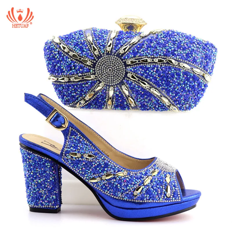 New Royal Blue Color Women Shoes and Bag Set Decorated with Rhinestone African Shoes and Matching Bags Italian Shoes And Bag Set
New Royal Blue Color Women Shoes and Bag Set Decorated with Rhinestone African Shoes and Matching Bags Italian Shoes And Bag Set