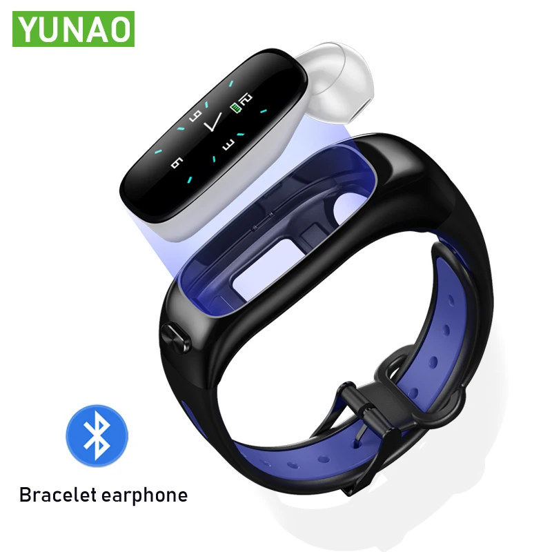 New Wireless Bluetooth bracelet headset waterproof wristband Support Intelligent detection Heart rate Sports bracelet earphone
New Wireless Bluetooth bracelet headset waterproof wristband Support Intelligent detection Heart rate Sports bracelet earphone