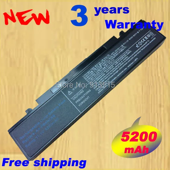 New Laptop Battery for Samsung R40 R41 R45 R60 R65 R70 R408 R410 R458 R505 R509 R510 R560 R610 R620 R700 R710 R720 R730 R780
New Laptop Battery for Samsung R40 R41 R45 R60 R65 R70 R408 R410 R458 R505 R509 R510 R560 R610 R620 R700 R710 R720 R730 R780