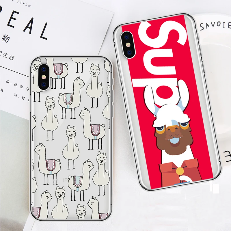 Phone Cases For iPhone X 8 6S 7 6Plus 5SE Kawaii Cute Llama Alpaca Animals Cartoon DIFFRBEAUTY Transparent Soft Silicone Coque
Phone Cases For iPhone X 8 6S 7 6Plus 5SE Kawaii Cute Llama Alpaca Animals Cartoon DIFFRBEAUTY Transparent Soft Silicone Coque