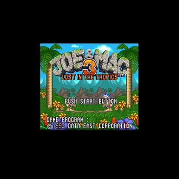 Joe & M 3 - Lost in the Tropics 16 bit Big Gray Game Card For NTSC Game Player Drop Shipping 
Joe & M 3 - Lost in the Tropics 16 bit Big Gray Game Card For NTSC Game Player Drop Shipping