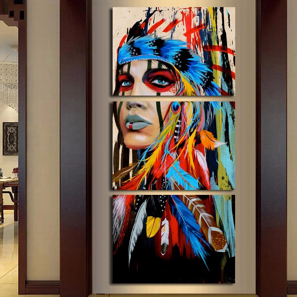 Wall Pictures For Living Room Canvas Painting Free Shipping HD Printed Modern 3 Piece Canvas Art The Indians Feathered Painting
Wall Pictures For Living Room Canvas Painting Free Shipping HD Printed Modern 3 Piece Canvas Art The Indians Feathered Painting