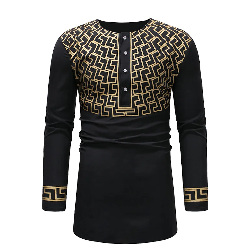 African Ethnic Geo Pattern Print Shirt For Men Longline Tunic Tops Half Button Crew O Neck Nigeria Clothes Mens Large Size 3XL
African Ethnic Geo Pattern Print Shirt For Men Longline Tunic Tops Half Button Crew O Neck Nigeria Clothes Mens Large Size 3XL