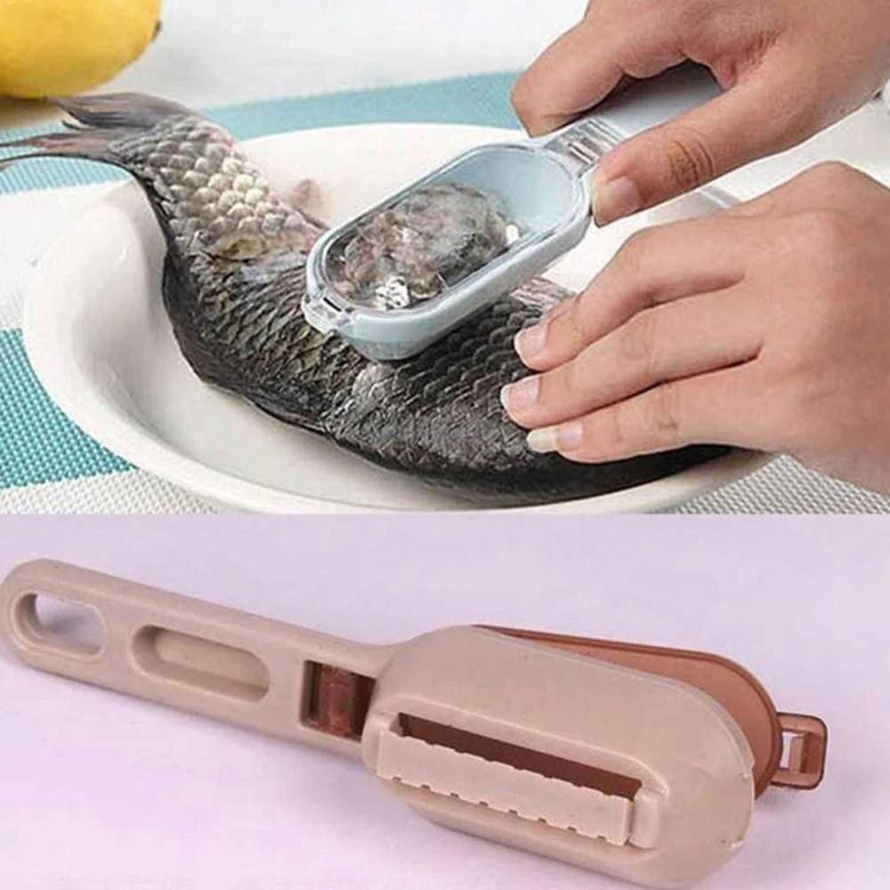 High Quality Fish Scale Remover Scraper Cleaner Kitchen Seafood Tool Peeler Scraping Fish Cleaning Tool Lid Kitchen Accessories
High Quality Fish Scale Remover Scraper Cleaner Kitchen Seafood Tool Peeler Scraping Fish Cleaning Tool Lid Kitchen Accessories