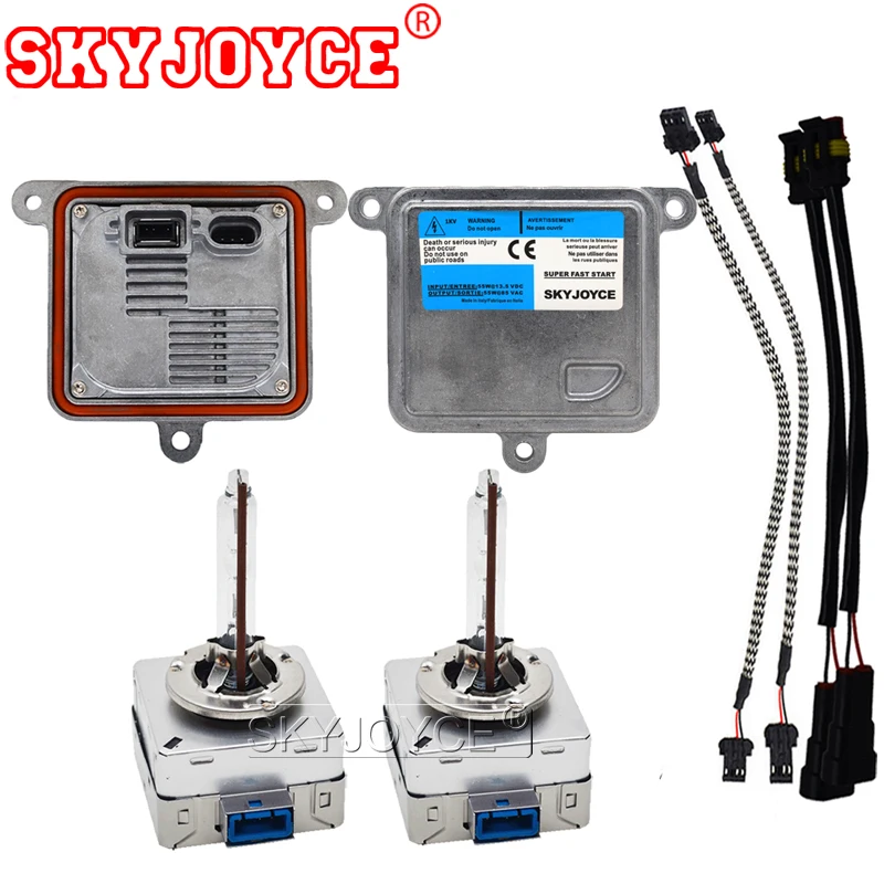 SKYJOYCE OEM Original 55W D8S hid xenon kit 5500K hid kit headlight bulb lamp 55W hid ballast D8S xenon car styling accessories