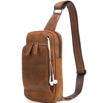 Men's chest Messenger Bag men Crazy horse Genuine leather shoulder chest bags man Crossbody bag male Vintage Messenger Bags
Men's chest Messenger Bag men Crazy horse Genuine leather shoulder chest bags man Crossbody bag male Vintage Messenger Bags