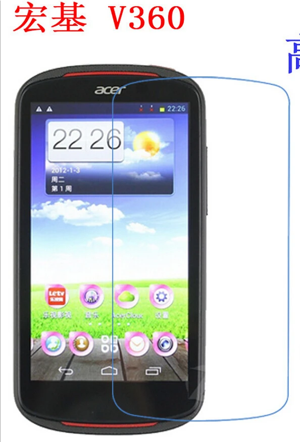 2PCS X Matte Anti glare Frosted LCD Screen Protectors Protective Guard Films For Acer Liquid E1 V360 +Retail Box | Мобильные
