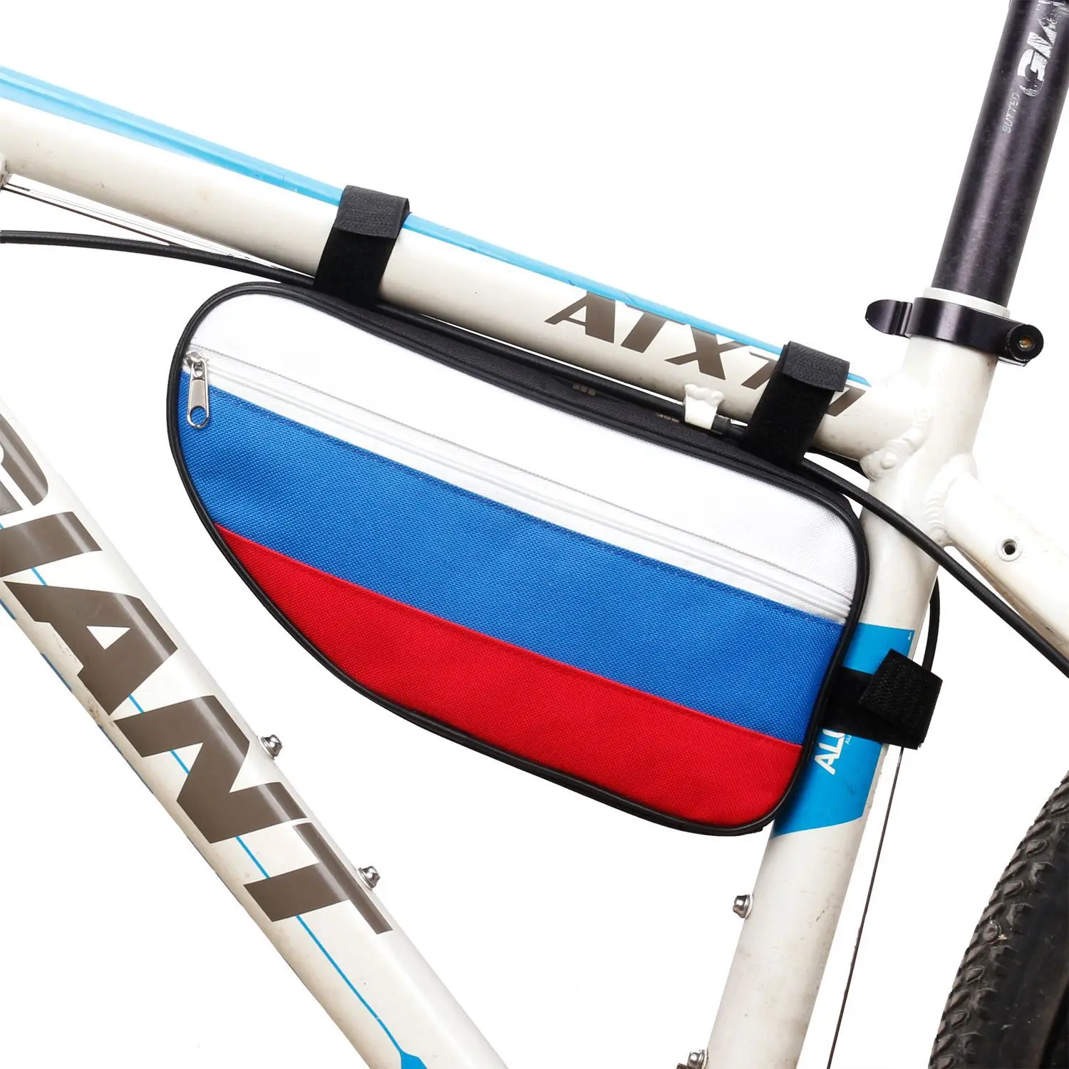 Фото B-SOUL Bicycle Bag Rainproof Large Capacity MTB Road Bike Front Frame Triangle Pouch Wear-Resisting Tools Panniers | Спорт и