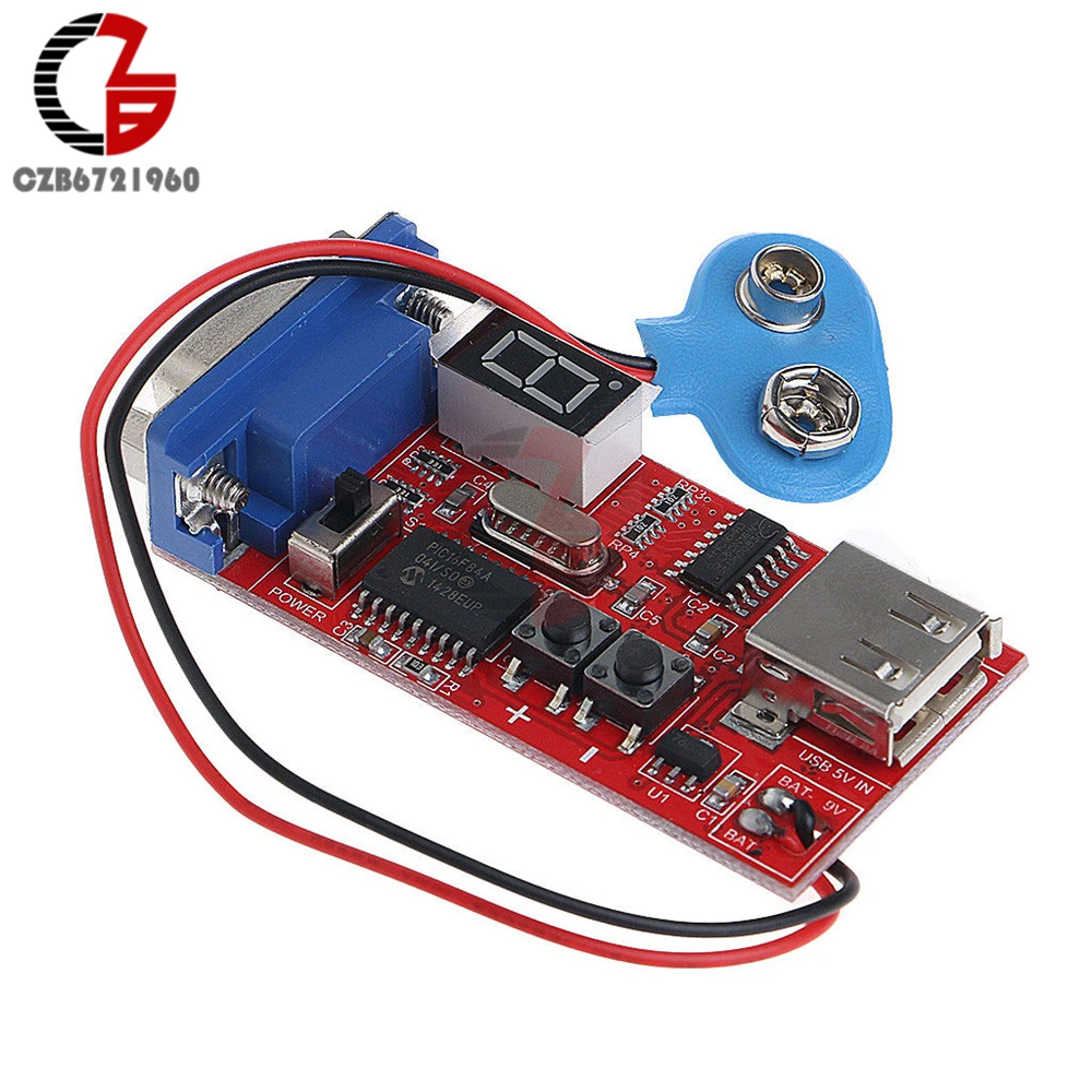 DC 9V VGA Signal Generator LCD Tester 15 Signal Output USB Battery Power Supply UK
DC 9V VGA Signal Generator LCD Tester 15 Signal Output USB Battery Power Supply UK