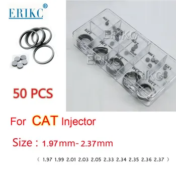ERIKC Diesel Injector Electromagnetic Valve Adjusting Shims for CAT C6 HEUI Residual Air Gap Repair Gaskets Wahsers 1.97-2.37mm
ERIKC Diesel Injector Electromagnetic Valve Adjusting Shims for CAT C6 HEUI Residual Air Gap Repair Gaskets Wahsers 1.97-2.37mm