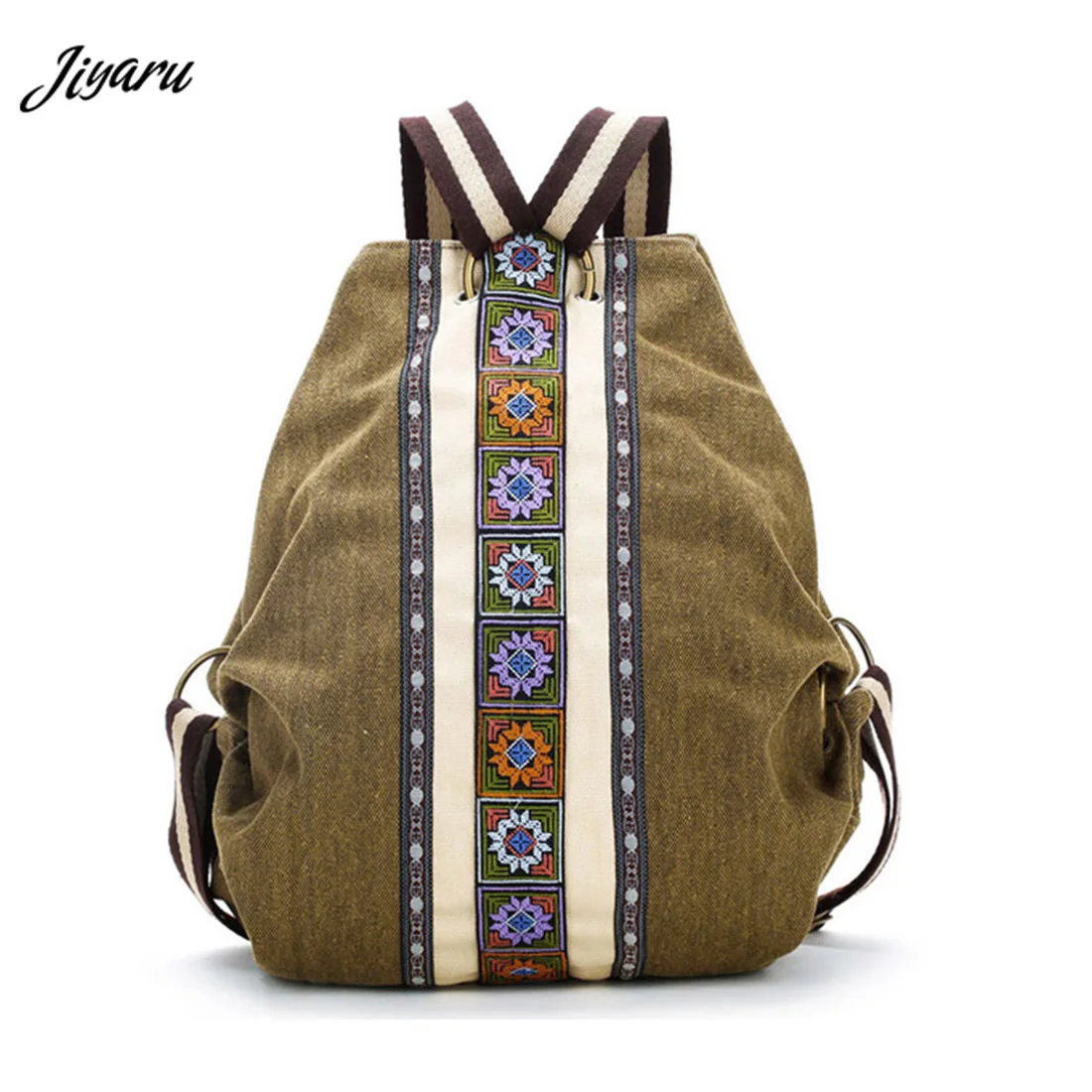 Ethnic Style Canvas Bag Vintage Double Shoulder Bag for Women Casual Female Backpacks Fashion Hand BagsTravel Backpacks
Ethnic Style Canvas Bag Vintage Double Shoulder Bag for Women Casual Female Backpacks Fashion Hand BagsTravel Backpacks