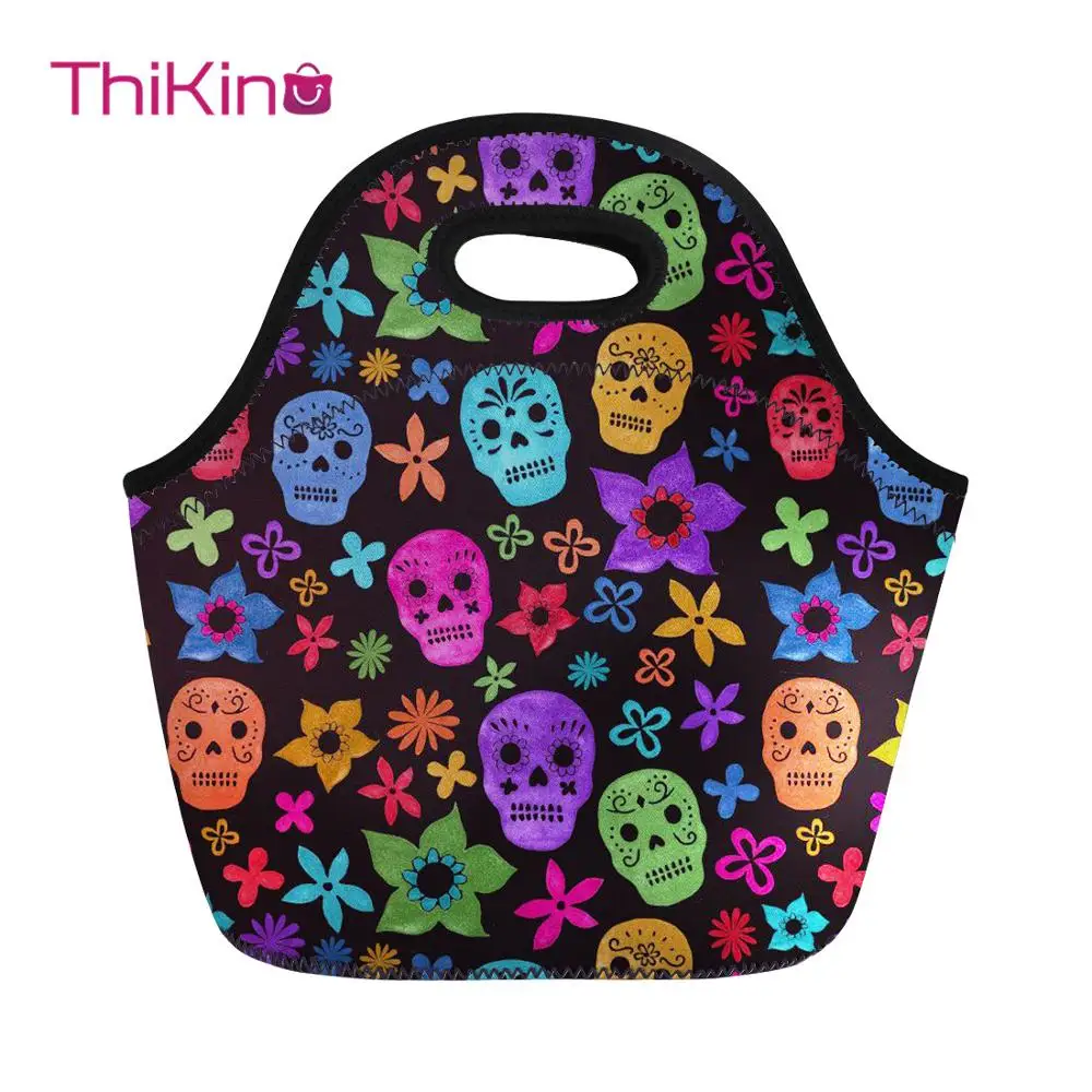 Thikin Candy Skull Lunch Bag for Women Cool Portable Hand Tote Feminine Thermal Insulated Meal Bag for Kid Girls lbolsa almuerzo
Thikin Candy Skull Lunch Bag for Women Cool Portable Hand Tote Feminine Thermal Insulated Meal Bag for Kid Girls lbolsa almuerzo