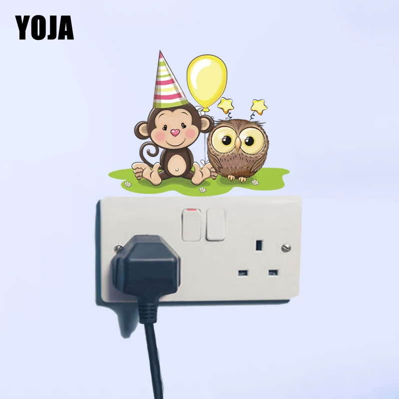 YOJA Funny Birthday Monkey And Owl Owl Switch Decor Living Room Bedroom Wall Personalized 10SS0273
YOJA Funny Birthday Monkey And Owl Owl Switch Decor Living Room Bedroom Wall Personalized 10SS0273