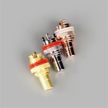 4pcs/lot Full copper plated rhodium-plated gold plated lotus seat RCA seat 3 colors AV video audio line socket
4pcs/lot Full copper plated rhodium-plated gold plated lotus seat RCA seat 3 colors AV video audio line socket
