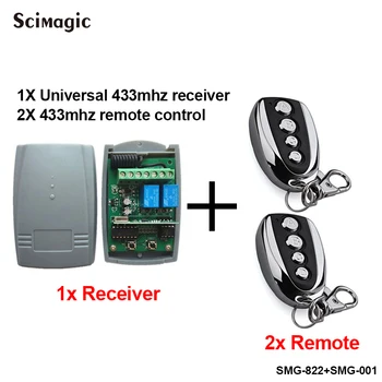 1 X 433mhz remote control receiver + 2 X 433MHZ remote control for gate/garage door/shutter door/Automatic door
1 X 433mhz remote control receiver + 2 X 433MHZ remote control for gate/garage door/shutter door/Automatic door